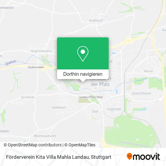 Förderverein Kita Villa Mahla Landau Karte