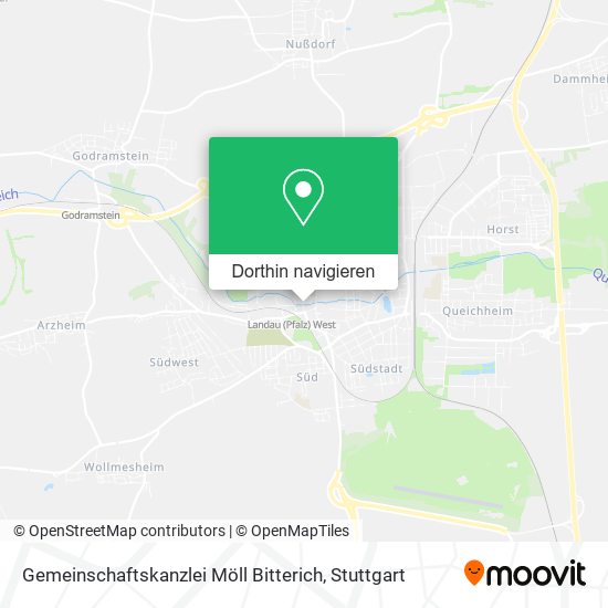 Gemeinschaftskanzlei Möll Bitterich Karte