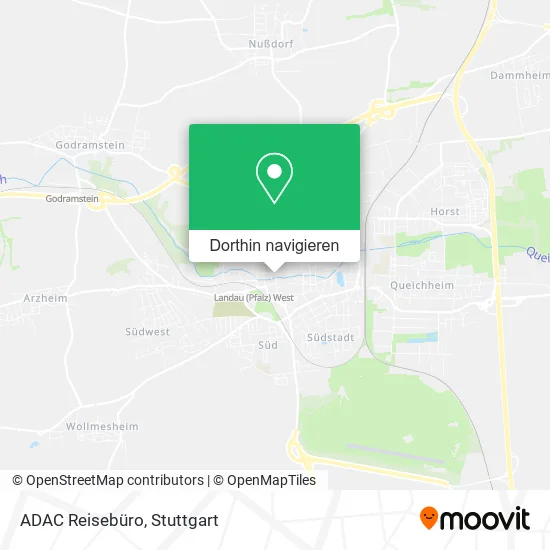 ADAC Reisebüro Karte