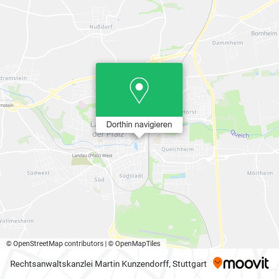Rechtsanwaltskanzlei Martin Kunzendorff Karte