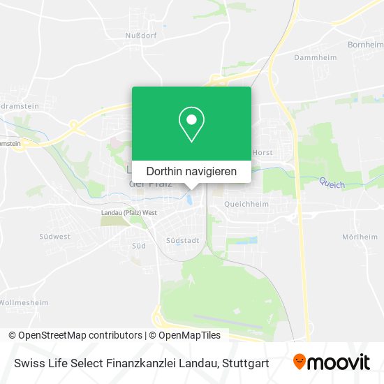Swiss Life Select Finanzkanzlei Landau Karte
