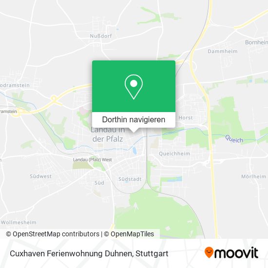Cuxhaven Ferienwohnung Duhnen Karte