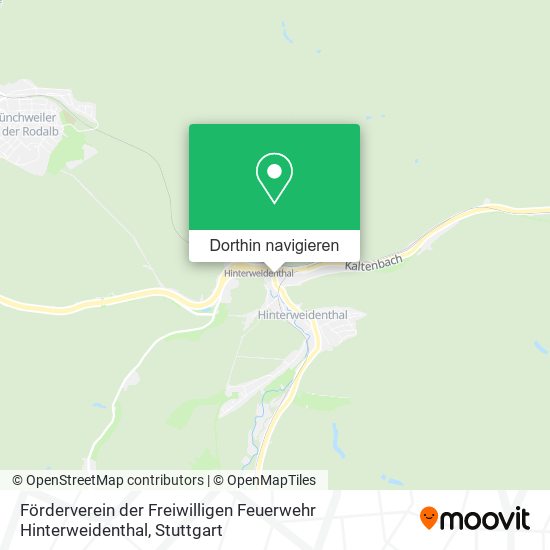 Förderverein der Freiwilligen Feuerwehr Hinterweidenthal Karte