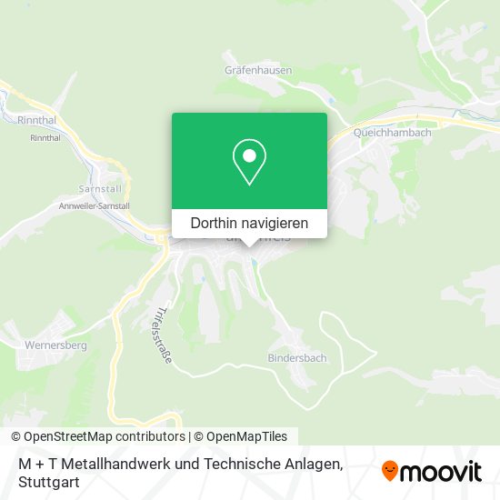 M + T Metallhandwerk und Technische Anlagen Karte