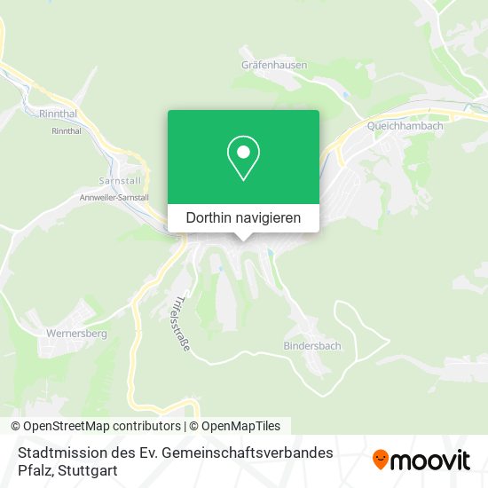 Stadtmission des Ev. Gemeinschaftsverbandes Pfalz Karte