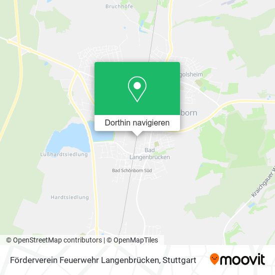 Förderverein Feuerwehr Langenbrücken Karte