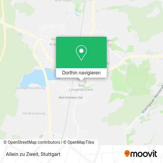 Allein zu Zweit Karte