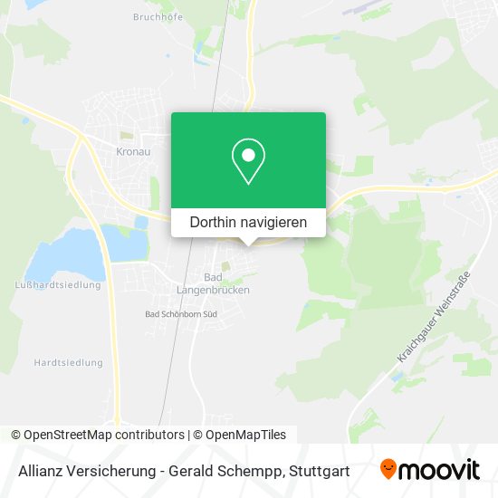 Allianz Versicherung - Gerald Schempp Karte