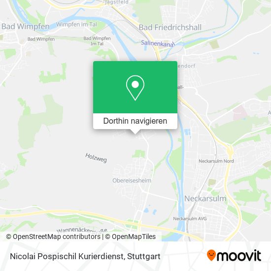 Nicolai Pospischil Kurierdienst Karte