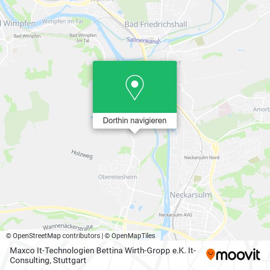Maxco It-Technologien Bettina Wirth-Gropp e.K. It-Consulting Karte