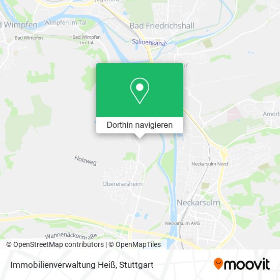 Immobilienverwaltung Heiß Karte