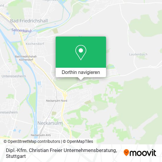Dipl.-Kfm. Christian Freier Unternehmensberatung Karte