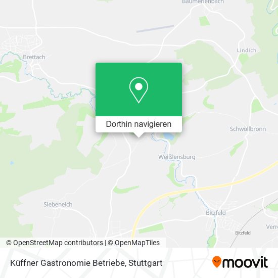 Küffner Gastronomie Betriebe Karte