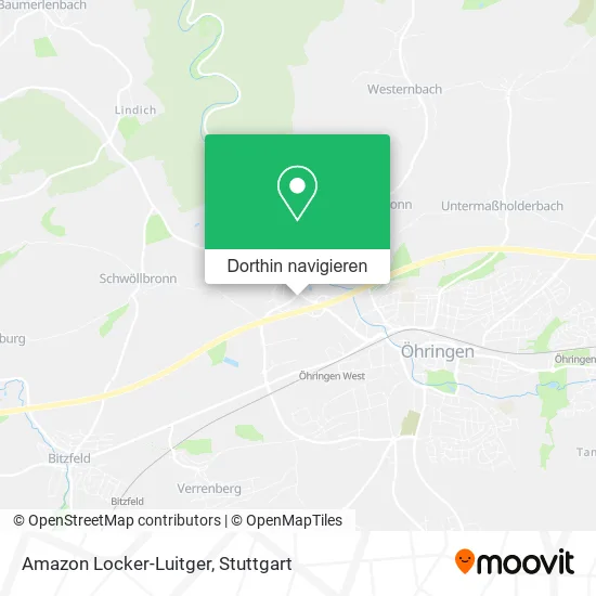 Amazon Locker-Luitger Karte