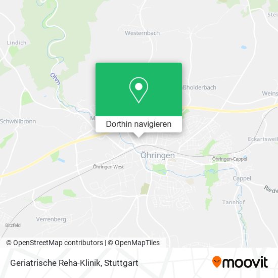 Geriatrische Reha-Klinik Karte