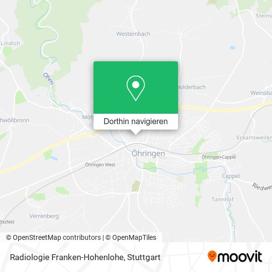 Radiologie Franken-Hohenlohe Karte
