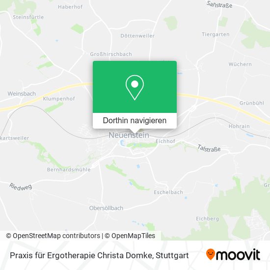 Praxis für Ergotherapie Christa Domke Karte