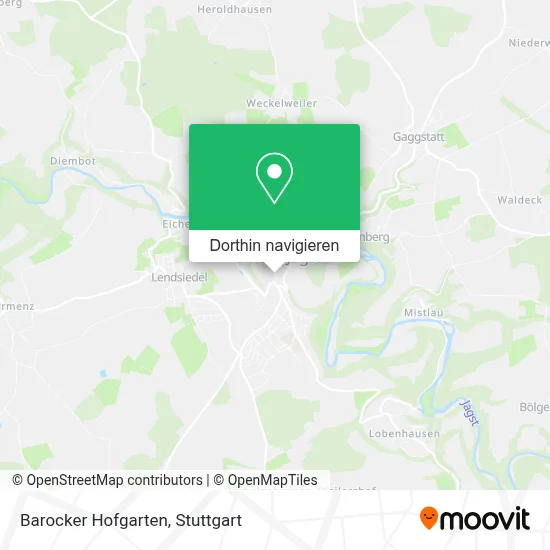Barocker Hofgarten Karte