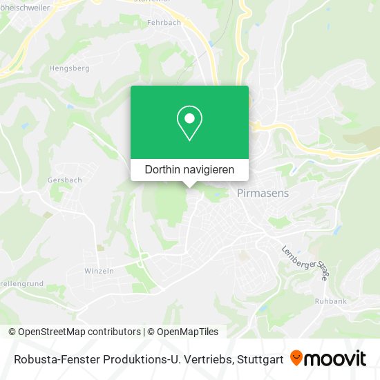 Robusta-Fenster Produktions-U. Vertriebs Karte