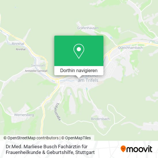 Dr.Med. Marliese Busch Fachärztin für Frauenheilkunde & Geburtshilfe Karte