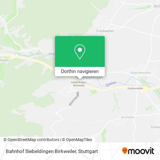 Bahnhof Siebeldingen Birkweiler Karte