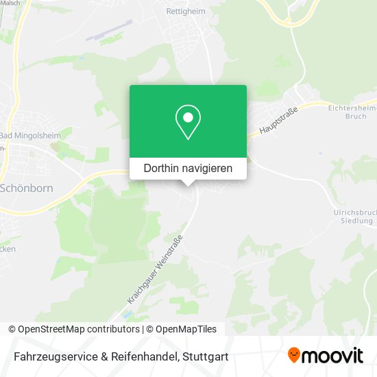 Fahrzeugservice & Reifenhandel Karte