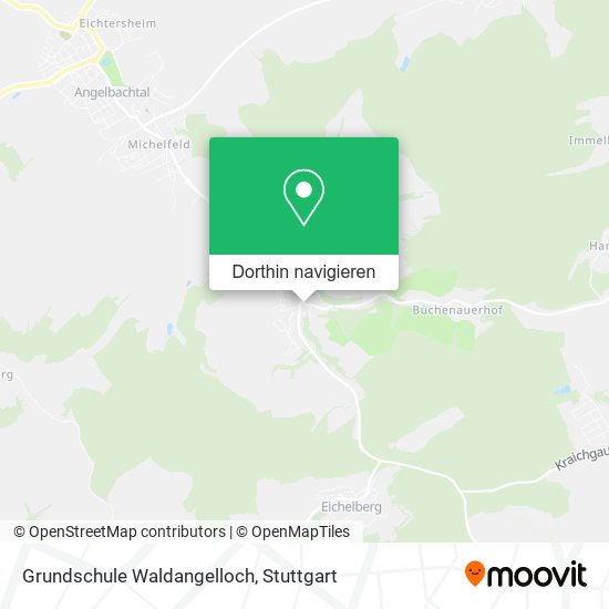 Grundschule Waldangelloch Karte