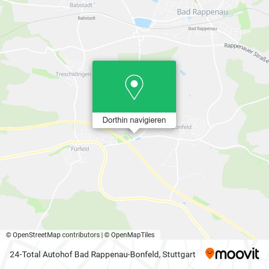 24-Total Autohof Bad Rappenau-Bonfeld Karte