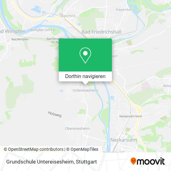 Grundschule Untereisesheim Karte