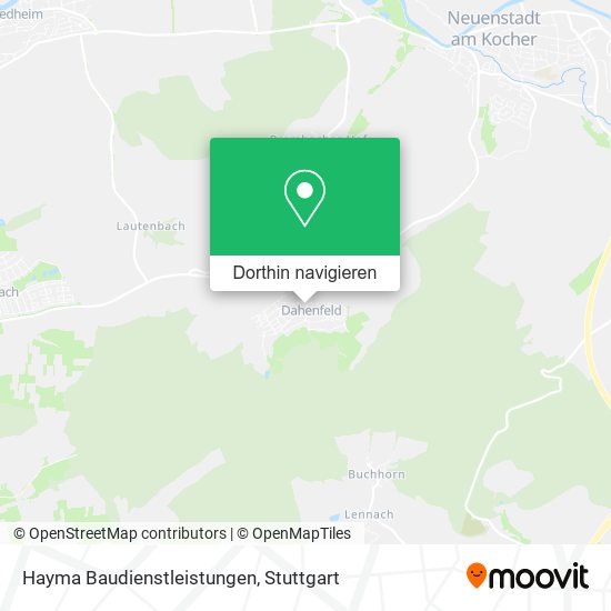 Hayma Baudienstleistungen Karte