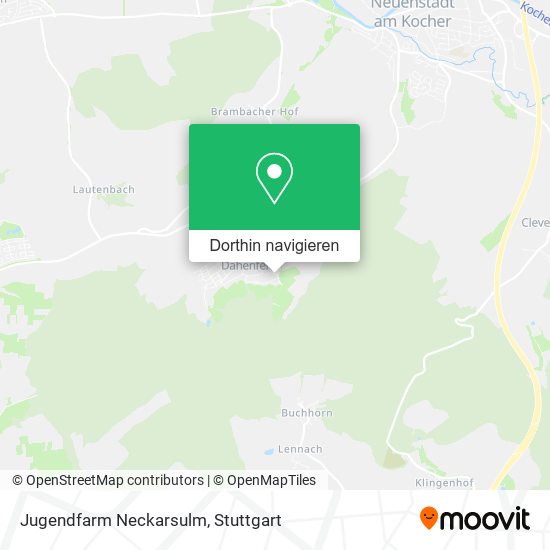 Jugendfarm Neckarsulm Karte