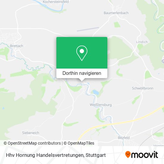 Hhv Hornung Handelsvertretungen Karte