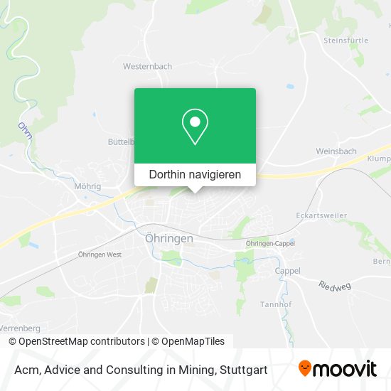 Acm, Advice and Consulting in Mining Karte