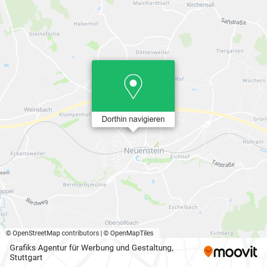 Grafiks Agentur für Werbung und Gestaltung Karte