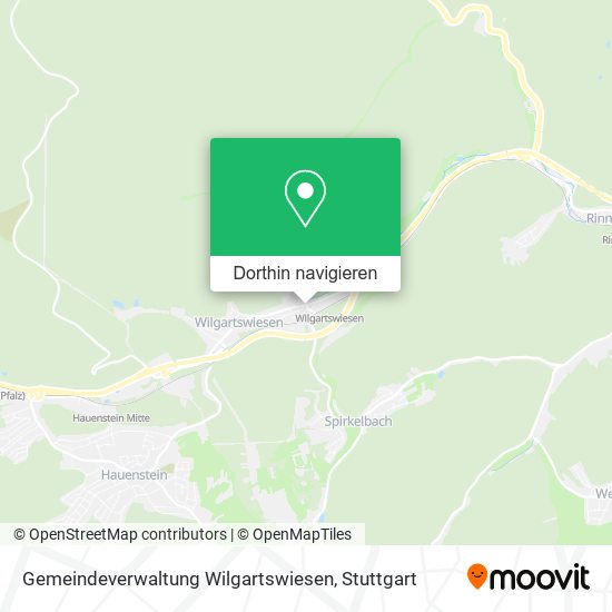 Gemeindeverwaltung Wilgartswiesen Karte