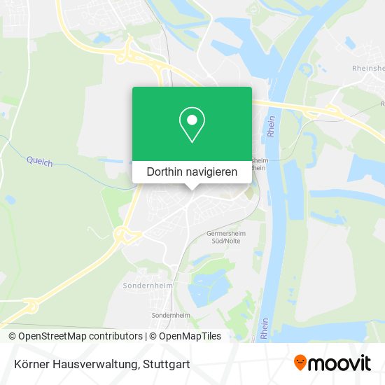 Körner Hausverwaltung Karte