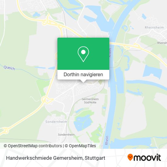 Handwerkschmiede Gemersheim Karte