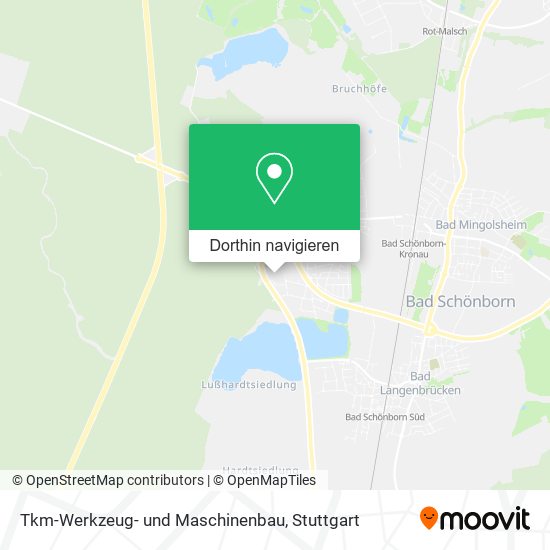 Tkm-Werkzeug- und Maschinenbau Karte