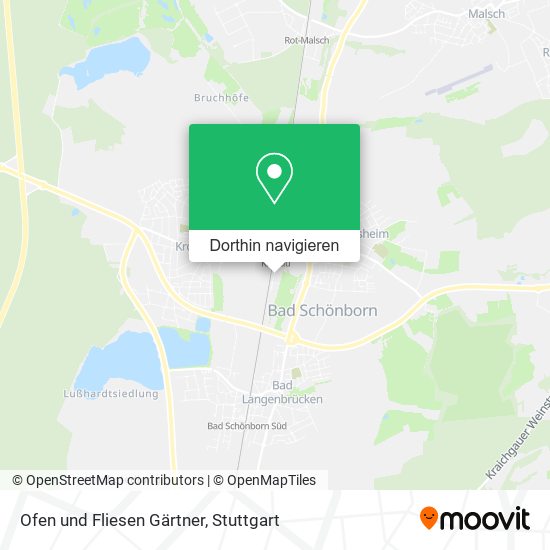 Ofen und Fliesen Gärtner Karte