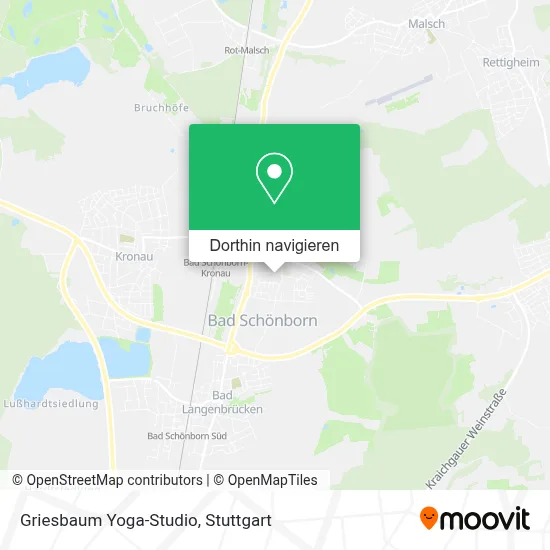 Griesbaum Yoga-Studio Karte