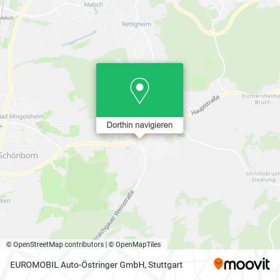 EUROMOBIL Auto-Östringer GmbH Karte