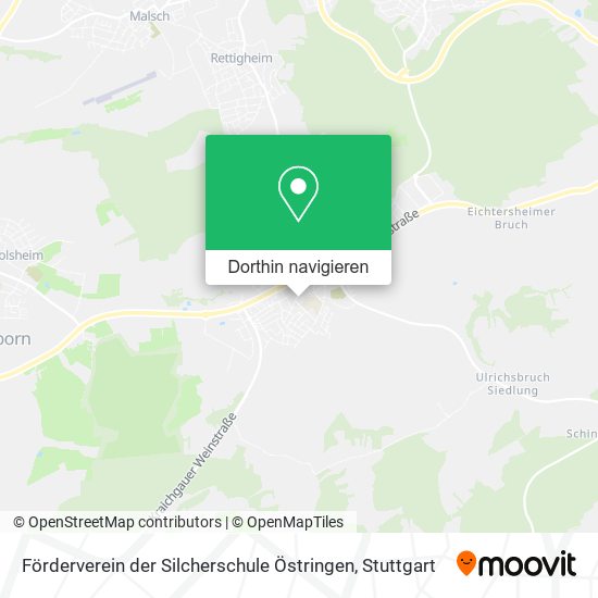 Förderverein der Silcherschule Östringen Karte