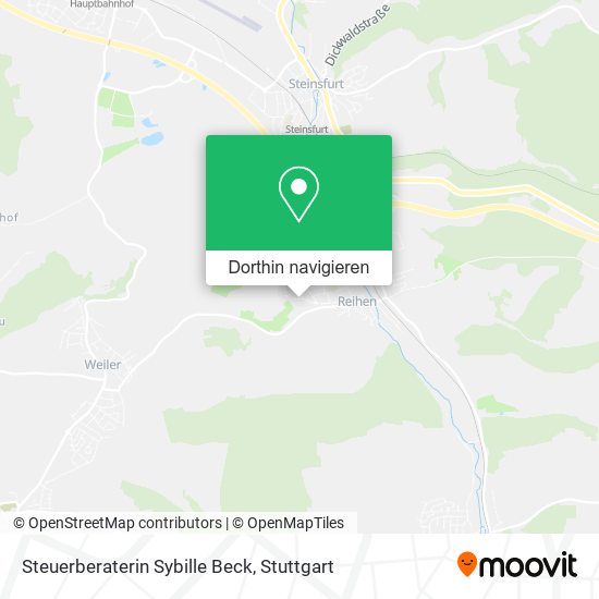 Steuerberaterin Sybille Beck Karte