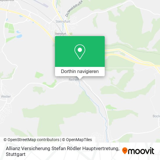 Allianz Versicherung Stefan Rödler Hauptvertretung Karte