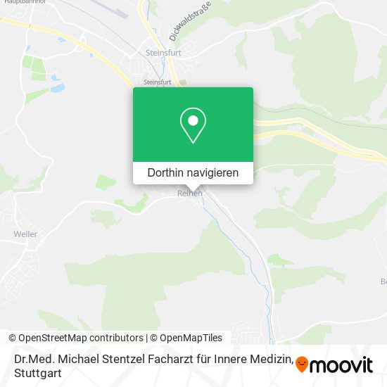 Dr.Med. Michael Stentzel Facharzt für Innere Medizin Karte