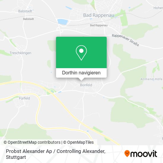 Probst Alexander Ap / Controlling Alexander Karte