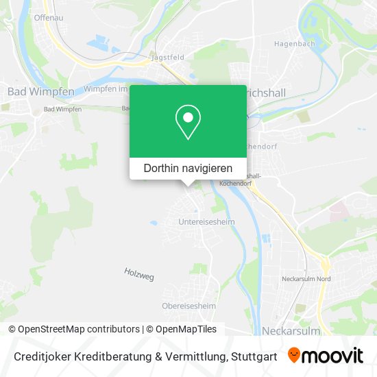 Creditjoker Kreditberatung & Vermittlung Karte