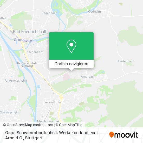 Ospa Schwimmbadtechnik Werkskundendienst Arnold O. Karte