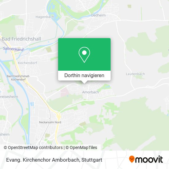 Evang. Kirchenchor Amborbach Karte
