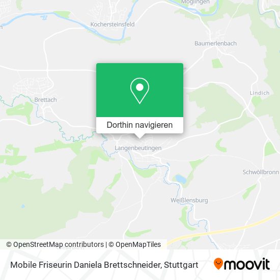 Mobile Friseurin Daniela Brettschneider Karte